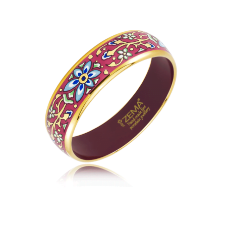 Pur-Pur Szecessziós Finomporcelán Karperec