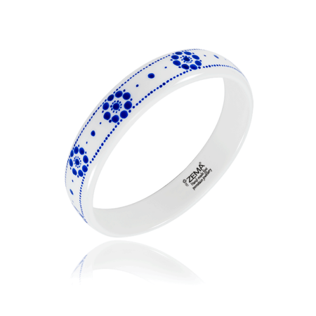 Tradicionális Kék Lyukmintás Karperec