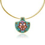 Pur-Pur Szecessziós Finomporcelán Medál