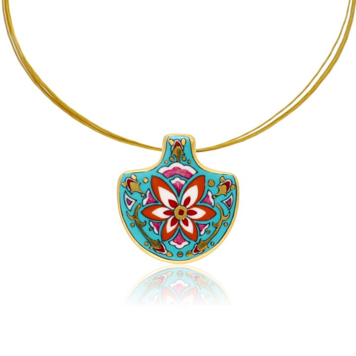 Pur-Pur Szecessziós Finomporcelán Medál Pur-Pur Szecessziós Finomporcelán Medál