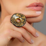 fekete&arany gyűrű