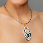 Infinity Finomporcelán Ovál Medál