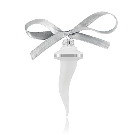 Ozdoba na vianočný stromček z jemného porcelánu Platinized Icicle