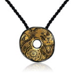 Fekete&Arany Kerek medál