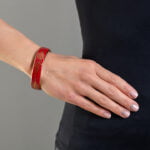 Barokk Piros Finomporcelán Karperec