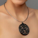 Aero Fekete&Platina Finomporcelán Medál (60mm)