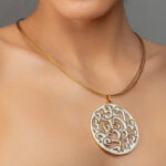 Aero Fehér&Arany Finomporcelán Medál (60mm)