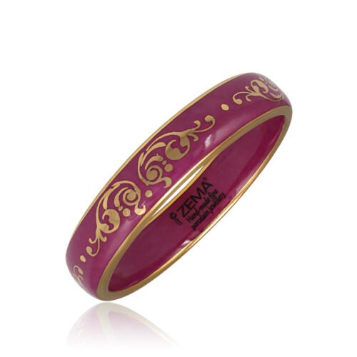 Barokk Pur-Pur Finomporcelán Karperec