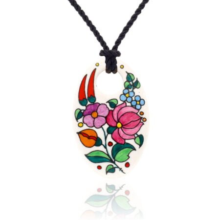 Tradicionális Kalocsai mintás medál