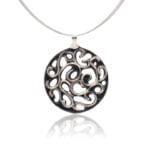 Aero Fekete&Platina Finomporcelán Medál (40mm)