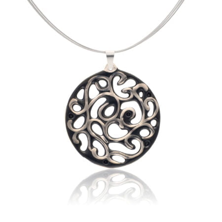 Aero Fekete&Platina Finomporcelán Medál (40mm)