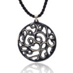 Aero Fekete&Platina Finomporcelán Medál (60mm)