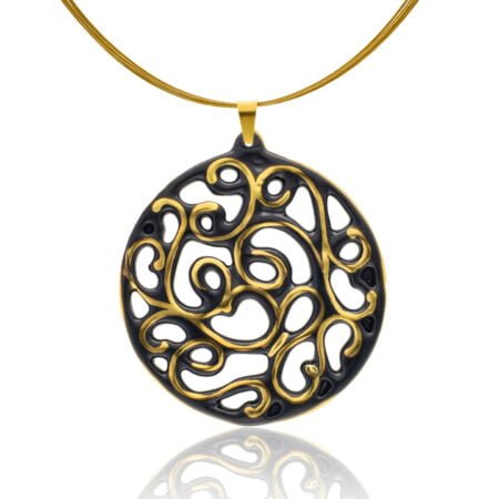 Aero Fekete&Arany Finomporcelán Medál (60mm)