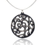 Aero Fekete&Platina Finomporcelán Medál (60mm)