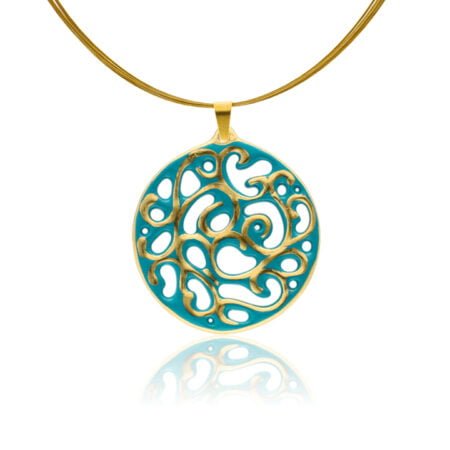 Aero Zöld&Arany Finomporcelán Medál (40mm)