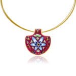 Pur-Pur Szecessziós Finomporcelán Medál