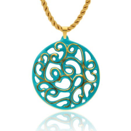 Aero Zöld&Arany Finomporcelán Medál (60mm)