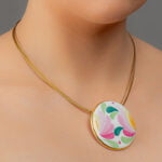 Pink Matyó Finomporcelán Medál (Nagy)