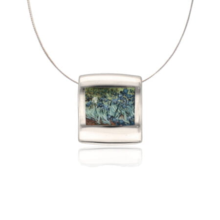 Van Gogh Finomporcelán Platina Négyzetes Medál