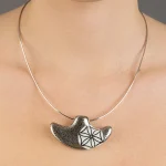 ŐSERŐ-Bronzkori Platina Finomporcelán Medál (kicsi)