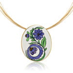 Palóc Finomporcelán Medál (ovális)