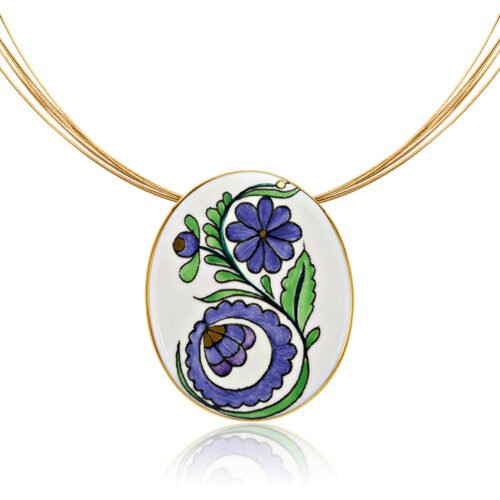 Palóc Finomporcelán Medál (ovális)