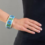 Palóc Kék Finomporcelán Karperec