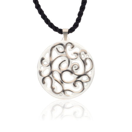 Aero Fehér&Platina Finomporcelán Medál (40mm)