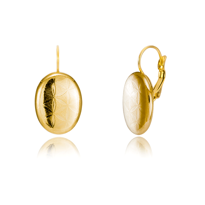 ŐSERŐ-Bronzkori Arany Finomporcelán Fülbevaló Kapcsos ŐSERŐ-Bronzkori Arany Finomporcelán Fülbevaló Kapcsos