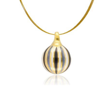 Cukorka Finomporcelán Fekete&Arany Medál (Kicsi)