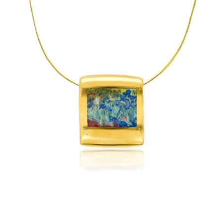 Van Gogh Finomporcelán Arany Négyzetes Medál