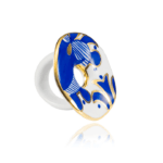 Sárközi Kék Finomporcelán Gyűrű Nagy