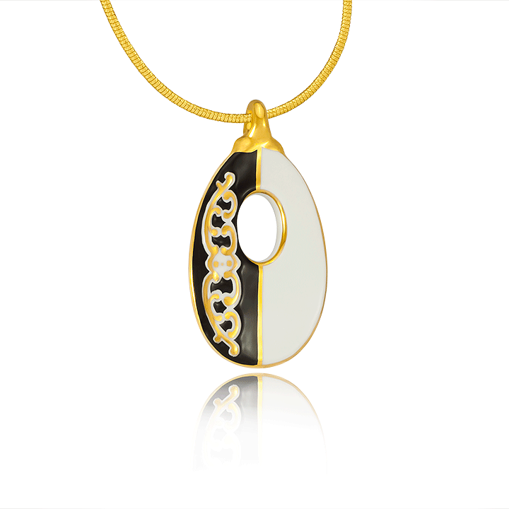 DSCF7526_720 (1) Luxury Barokk Fehér&Fekete&Arany Medál