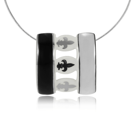 Princezná renesančná kráľovská ľalia platinový prívesok