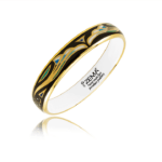 Art Deco Kék Finomporcelán Karperec