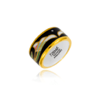 Art deco Zöld Finomporcelán Gyűrű