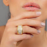 Dubai Fehér-Arany Gyűrű