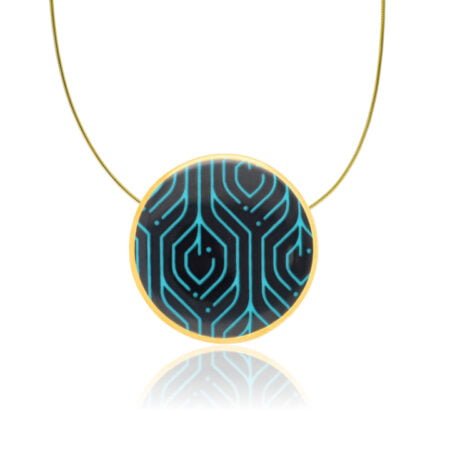 Dubai Fekete-Türkiz-Arany Medál (kicsi)