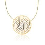 Dubai Fehér-Arany Medál (kicsi)