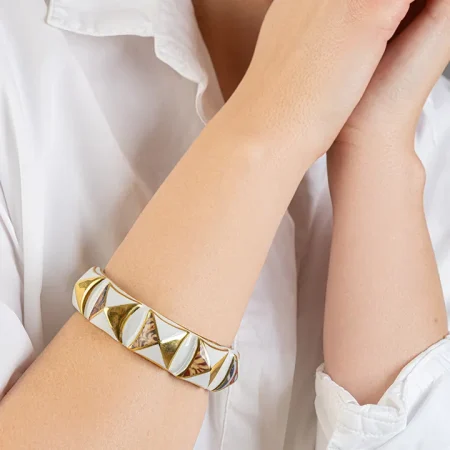 Reneszánsz Corvina Vékony Karperec Sormintás