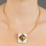 ZEMA Reneszánsz Corvina Fordított Négyzetes Medál