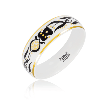 Infinity Finomporcelán Széles Karperec