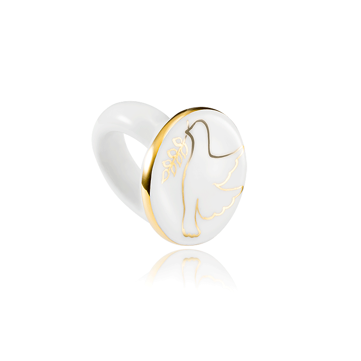 Galamb Mintás Gyűrű Galamb Mintás Gyűrű