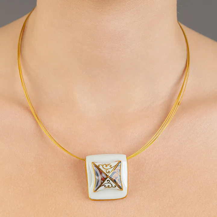 Reneszánsz Fehér&Kék Corvina Medál Kicsi Reneszánsz Fehér&Kék Corvina Medál Kicsi