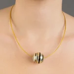 Cukorka Finomporcelán Medál (Fekete&Szürke&Arany)