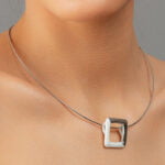 ZEMA Négyzet Nyaklánc (Platina)