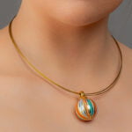 Cukorka Finomporcelán Színes Medál (Nagy)