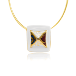 Reneszánsz Fehér&Kék Corvina Medál Nagy