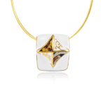 Reneszánsz Fehér&Arany Corvina Medál Nagy