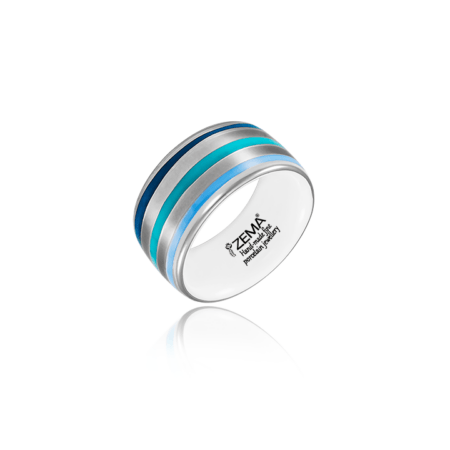 Jemný porcelánový prsteň Candy-Mint-Platinum